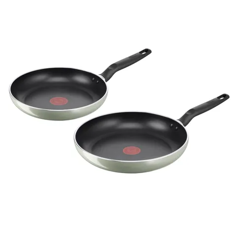 Lagostina Matcha, Set di 2 Padelle 24 e 28 cm con rivestimento in Titanio Antiaderente