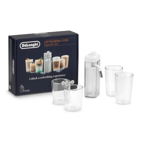 De'Longhi Rivelia LatteCrema DLSC032 Cool Upgrade per Ricette Fredde, Set Cappuccinatore