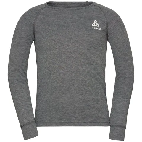 Odlo Active WARM KIDS_159229, Maglietta Unisex - Bambini e ragazzi, Odlo Steel Grey
