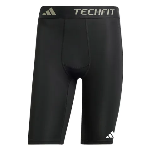 adidas Uomo Techfit Compression Training Short Tight Tights, Black, XS