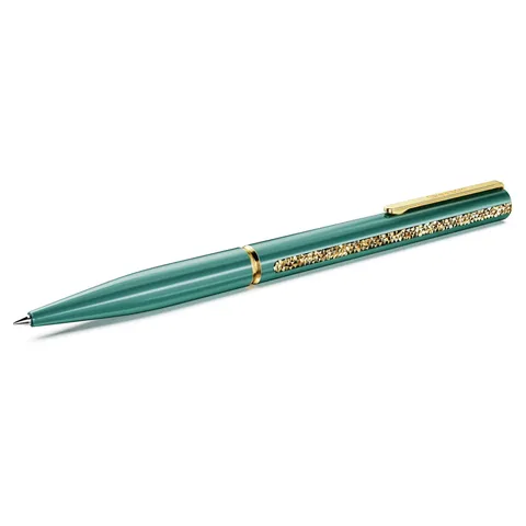 Swarovski Penna a sfera Crystal Shimmer Glide, Verde, Laccato verde, placcatura in