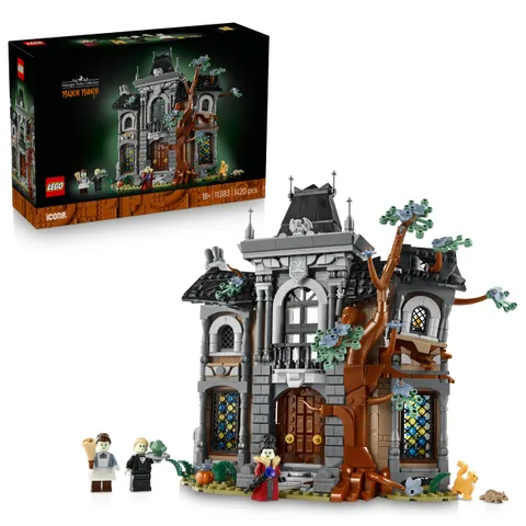LEGO Icons Maniero della Sindaca - Kit di Modellismo per Adulti - Casa Stregata 3D da