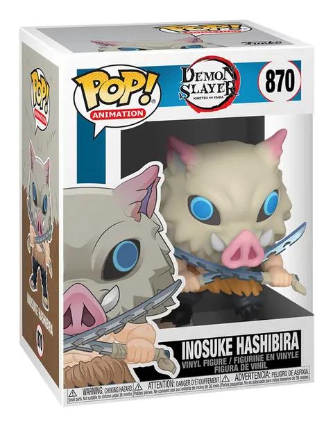Funko Pop! Animation: Demon Slayer - Inosuke Hashibira- Figura in Vinile da Collezione