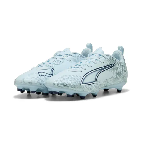 PUMA Ultra 6 Play FG/AG JR Scarpe da Calcio, Icy Blue White-Blue Jewel, 3.5 UK, Icy Blue