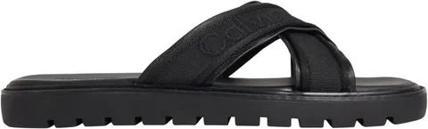 Calvin Klein Uomo Sandali Molded con Cinturino Ampio, Nero (Triple Black), 42