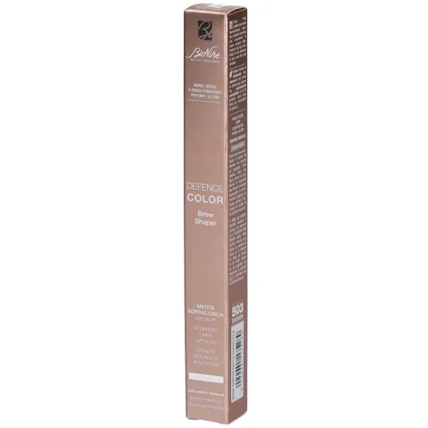 Bionike Defence Color - Brow Shaper, 503 Dark Brown, Matita Sopracciglia per Pelli