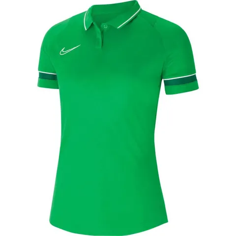 Nike Dri-Fit Academy, Polo Donna, Lt Green Spark/Bianco/Pino Verde/Bianco, XS