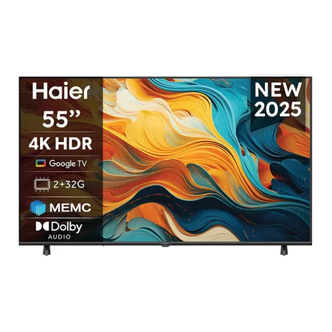 Haier LED 4K UHD H55K85FUX 55" Smart TV, Google TV, Dolby Audio, HDR 10, Google
