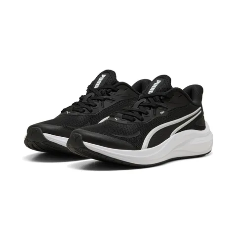 PUMA Scarpe Skyrocket Lite 2 per Ragazzi 36, Black White Silver Metallic