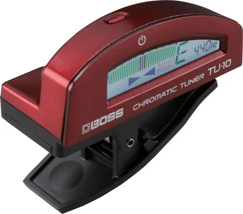 BOSS TU-10-BU accordatore per chitarra, accordatore clip-on con display ''True Colour''