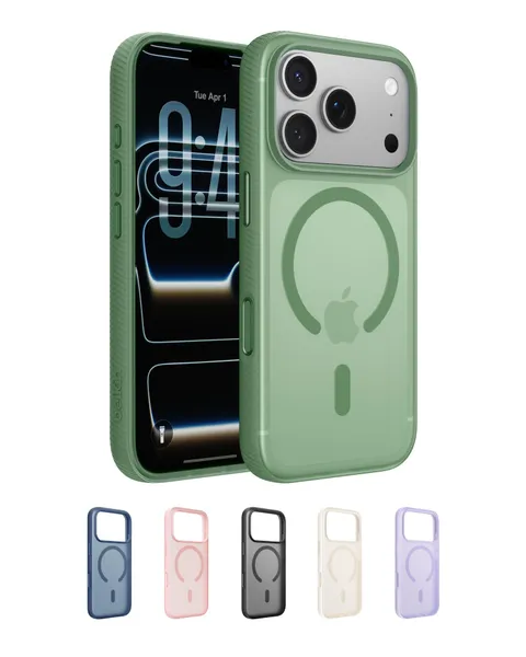 Belkin SheerForce Grip Cover per iPhone 17 Pro Compatibile con MagSafe, Design Sottile