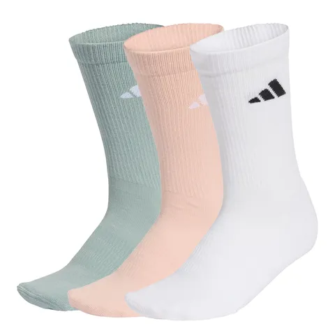 adidas Unisex - Adulto Cushioned Sportswear CREW Socks 3 PAIR PACK, blush