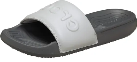 Crocs Sandalo Slide da uomo, grigio, taglia 44, Grigio, 11 UK
