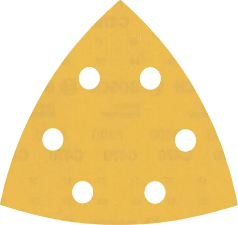 Bosch Accessories 50x Carte Abrasive Expert C470 per Legno Duro, Vernice su Legno, 93x93