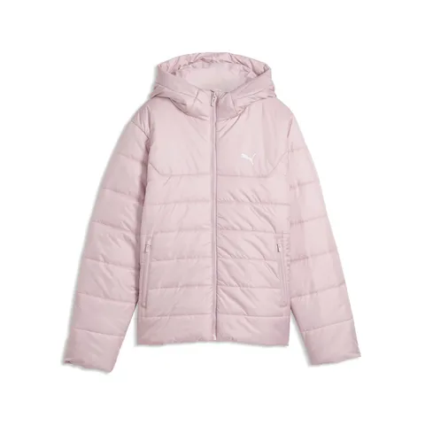 PUMA Giacca Imbottita con Cappuccio Essentials per Ragazzi 128, Misty Pink