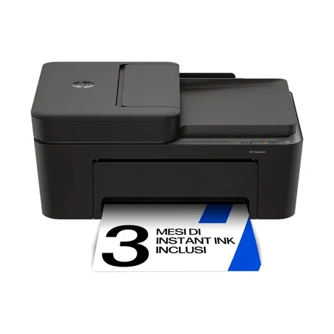 HP DeskJet 4320 A24HMB, Stampante Multifunzione a Getto d'Inchiostro A4 a Colori, Fronte e Retro Manuale, 8,5 ppm, Wi-Fi, ADF, 3 Mesi di Inchiostro Instant Ink Inclusi, Nera