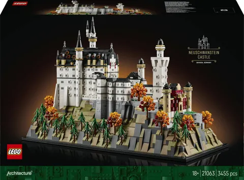 LEGO Architecture Castello di Neuschwanstein - Kit di Modellismo da Esposizione per