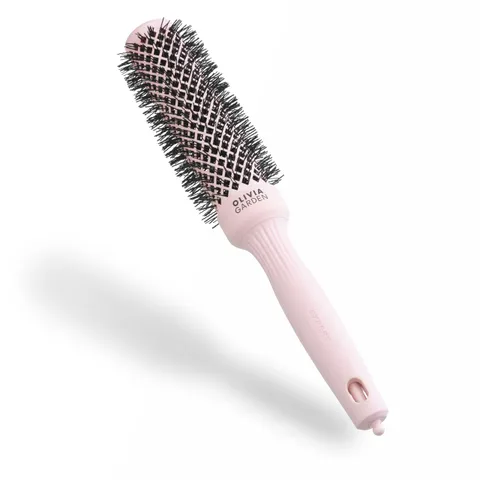 Olivia Garden Expert Blowout Speed - Rosa pastello - 35 - Spazzola rotonda in ceramica
