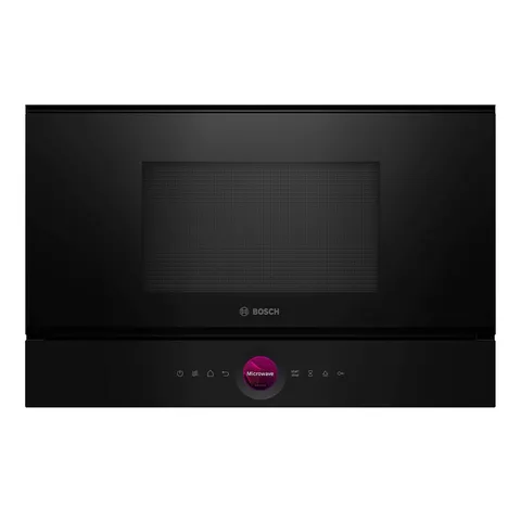 Bosch BFR7221B1, Serie 8, Microonde da incasso, 7 Programmi automatici cottura, Display