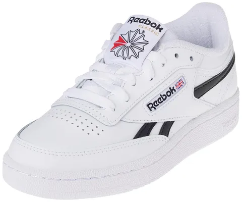 Reebok Club C Revenge, Scarpe da Ginnastica Unisex - Adulto, Ftwwht/Black/Ftwwht, 43 EU