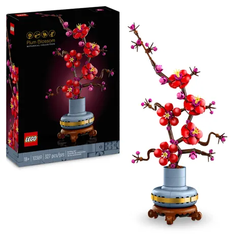 LEGO Botanicals Albicocco Giapponese - Fiore Finto Artificiale da Costruire per Adulti