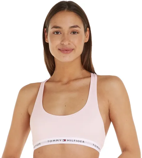 Tommy Hilfiger Donna Bralette Elasticizzata, Rosa (Light Pink), XS