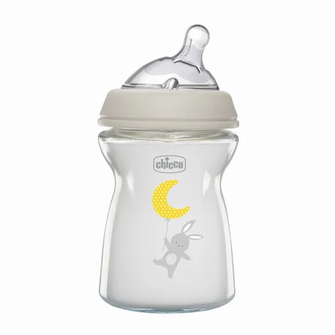 Chicco Natural Feeling Biberon Vetro 250 ml