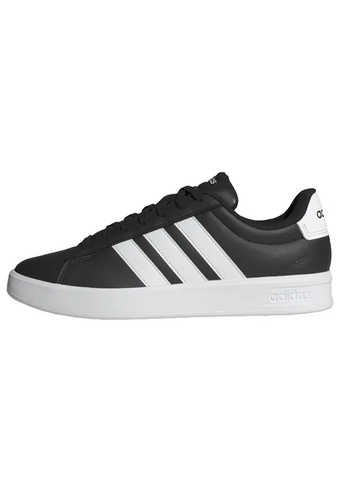 adidas Uomo Grand Court 3.0 Shoes, Core Black/Ftwr White/Ftwr White, 40 EU