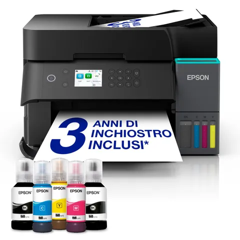 Epson EcoTank ET-3950 Stampante con Serbatoi D’inchiostro | Home Office | Wi-Fi | A4