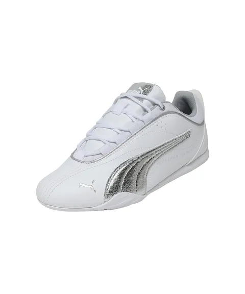PUMA Puma Catch Soleil Metallic WHI, Scarpe da Ginnastica Donna, Puma White-Puma Silver