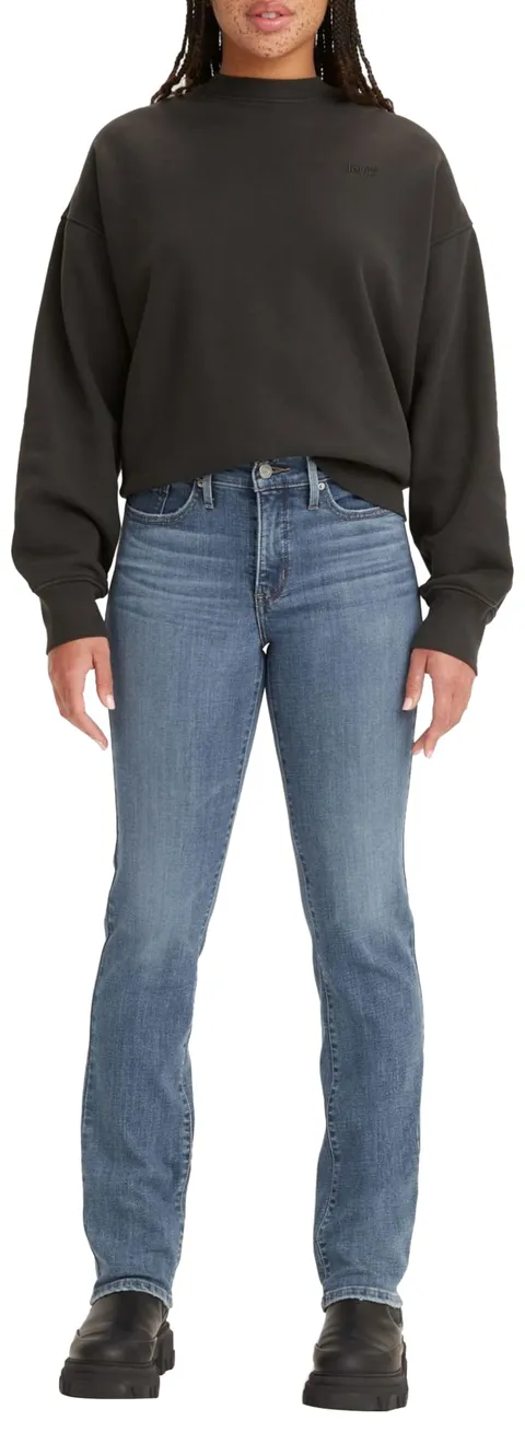 Levi's 314 Shaping Straight, Jeans Donna, Lapis Gem, 30W / 34L