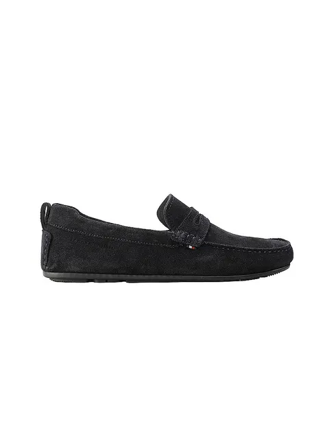 Tommy Hilfiger Core Hilfiegr Suede Driver FM0FM05789 - Scarpe da Pilota, da Uomo, Colore: Blu (Desert Sky), Taglia 40