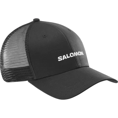 Salomon Logo Trucker cap, Versatile, Comfort Traspirante, Morbida Rete di Cotone