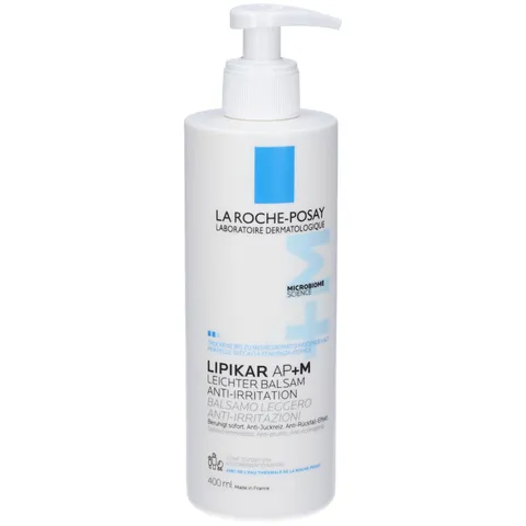 La Roche Posay Lipikar AP+M Balsamo Leggero Anti-Irritazioni, Per Pelle Secca a Tendenza