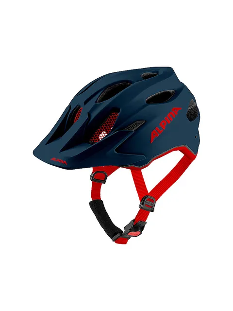 Alpina Carapax JR, Casco da Bicicletta Unisex Bambino, Indigo Matt, 51-56 cm