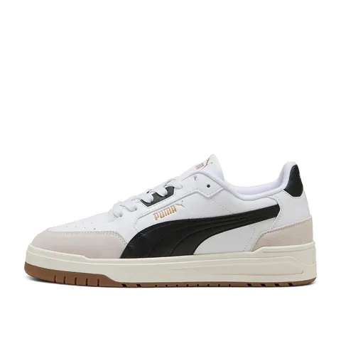 Puma Unisex Shuffle Downtown OgSneaker, Puma White Puma Black Vapor Gray, 39 EU