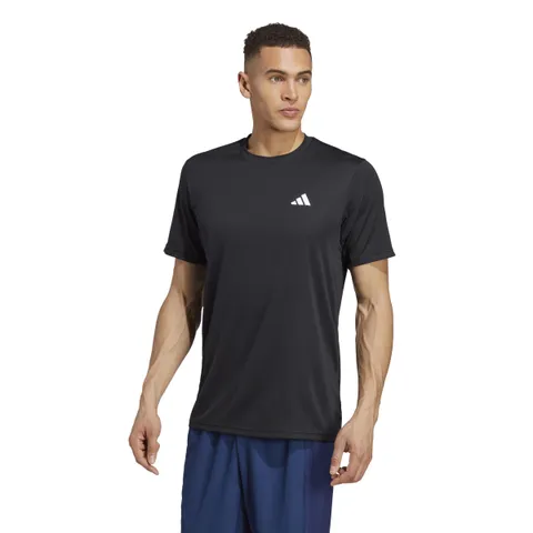 adidas Uomo Train Essentials Training Shirt, Black/White, S