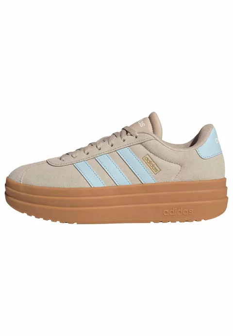 adidas Donna VL Court Bold Shoes, Wonder Beige/Ice Blue/Gold Met., 38 2/3 EU