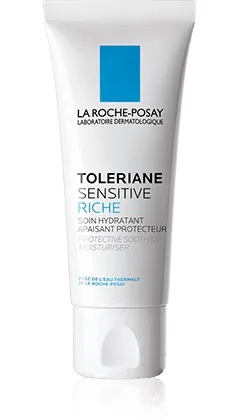 La Roche-Posay Toleriane Sensitive Riche, Crema Idratante, Per Pelli Sensibili, Pelle
