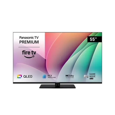 Panasonic Premium TV-55W80AEZC, 55 Pollici TV QLED 4K Ultra HD, Fire TV