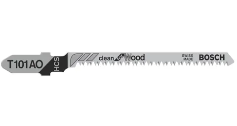Bosch Professional 3 x Lame per seghetto alternativo T 101 AO Clean for Wood (per Legno