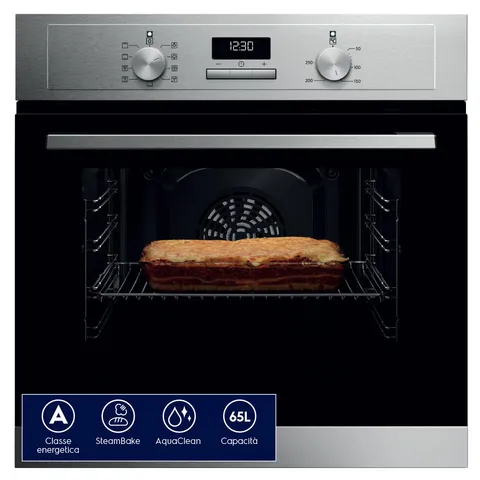Electrolux OED3H00BX Forno Da Incasso, SteamBake Serie 500, Capacità 65L, Multifunzione