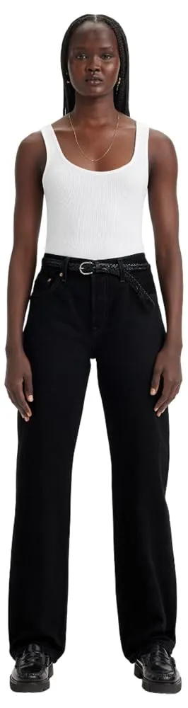 Levi's Jeans da Donna 501 90s, Blacktop Rinsed, 26W x 34L