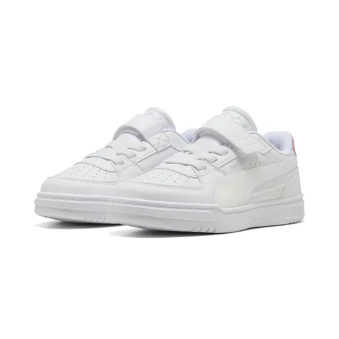 PUMA Sneakers Caven III Holo 2.0 per Bambini 32.5, White Rosy Outlook Silver Pink Metallic