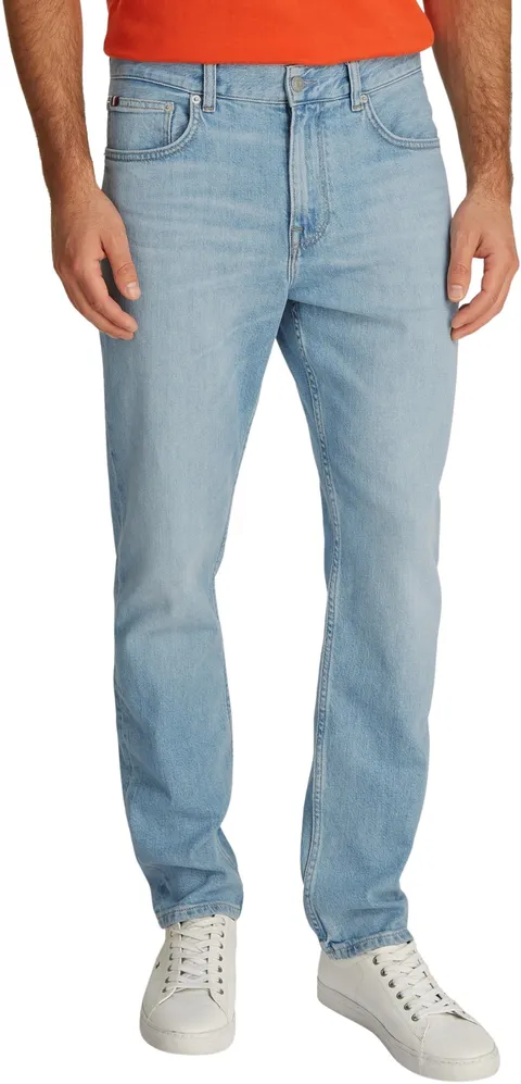 Tommy Hilfiger Uomo Jeans Denton Heron Blue Straight Leg, Blu (Heron Blue), 36W/34L