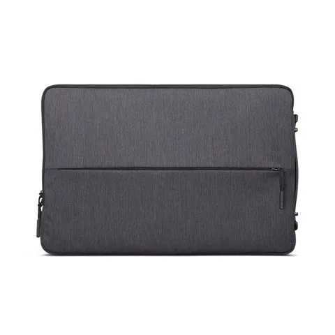 Lenovo Urban Sleeve Case da 15,6 pollici - Custodia Laptop Imbottita, Antiurto con Paraspigoli, Impermeabile in Poliestere, Zip Antigraffio e Tasca Accessori - Grigio