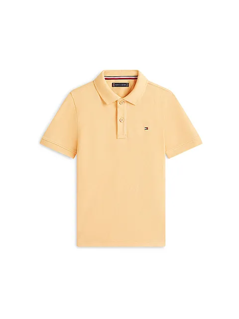 Tommy Hilfiger Polo da Ragazzo Bandiera SS KB0KB09103 Polo Arancione (Sole Sbiadito) 16