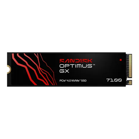 SANDISK Optimus GX 7100 NVMe SSD 1 TB (fino a 7.250/6.900 MB/s velocità di lettura e scrittura sequenziale, PCIe 4.0, M.2 2280, BiCS TLC 3D CBA NAND, SANDISK DASHBOARD)