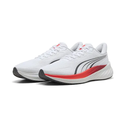 PUMA Scarpe da Running Pounce Lite 2 Unisex 45, White Ultra Red Rhythm