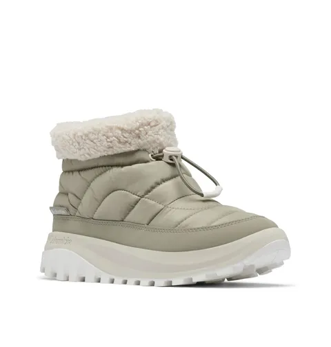Columbia Snowtrot Shorty, Stivali da neve Donna, Grey Green/Dark Stone , 42 EU